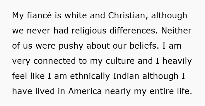Woman Starts Planning Her Wedding, Finds Out What Her Fiancé Really Thinks About Her Culture And Religion Woman Starts Planning Her Wedding, Finds Out What Her Fiancé Really Thinks About Her Culture And Religion