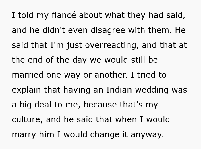 Woman Starts Planning Her Wedding, Finds Out What Her Fiancé Really Thinks About Her Culture And Religion Woman Starts Planning Her Wedding, Finds Out What Her Fiancé Really Thinks About Her Culture And Religion