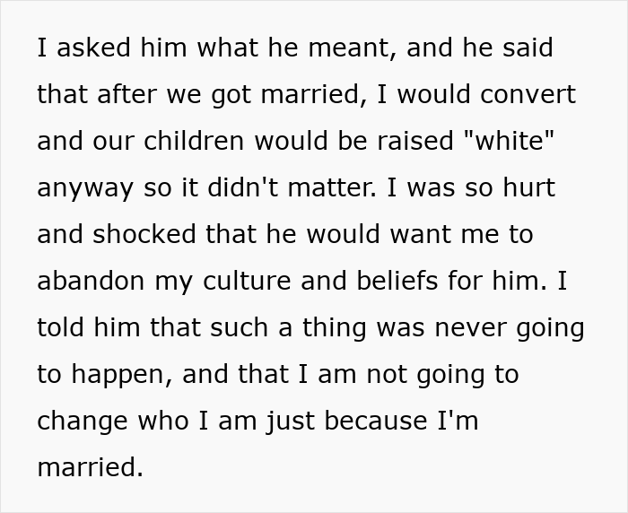 Woman Starts Planning Her Wedding, Finds Out What Her Fiancé Really Thinks About Her Culture And Religion Woman Starts Planning Her Wedding, Finds Out What Her Fiancé Really Thinks About Her Culture And Religion