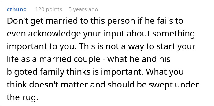 Woman Starts Planning Her Wedding, Finds Out What Her Fiancé Really Thinks About Her Culture And Religion Woman Starts Planning Her Wedding, Finds Out What Her Fiancé Really Thinks About Her Culture And Religion