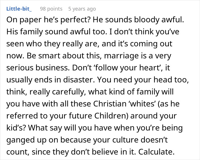 Woman Starts Planning Her Wedding, Finds Out What Her Fiancé Really Thinks About Her Culture And Religion Woman Starts Planning Her Wedding, Finds Out What Her Fiancé Really Thinks About Her Culture And Religion
