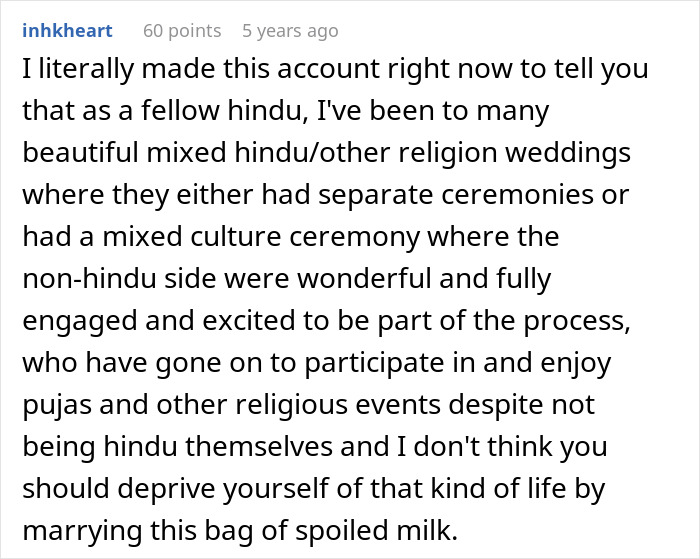 Woman Starts Planning Her Wedding, Finds Out What Her Fiancé Really Thinks About Her Culture And Religion Woman Starts Planning Her Wedding, Finds Out What Her Fiancé Really Thinks About Her Culture And Religion