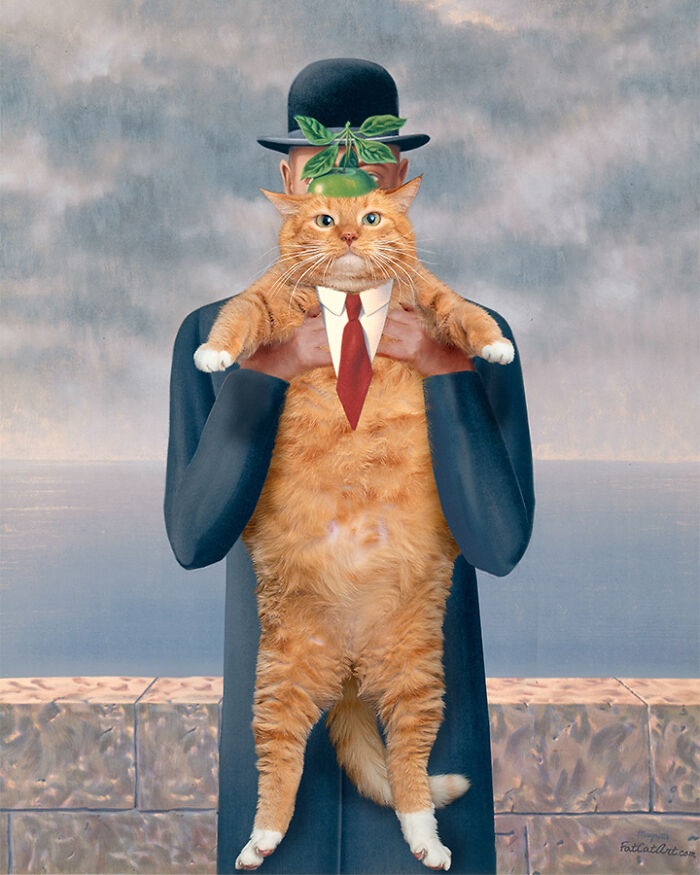 Artist Puts A Hilarious Twist On Famous Classical Paintings By Including Her Fat Orange Cat (42 New Pics) Artist Puts A Hilarious Twist On Famous Classical Paintings By Including Her Fat Orange Cat (42 New Pics)