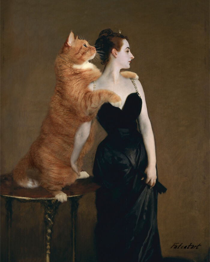 Artist Puts A Hilarious Twist On Famous Classical Paintings By Including Her Fat Orange Cat (42 New Pics) Artist Puts A Hilarious Twist On Famous Classical Paintings By Including Her Fat Orange Cat (42 New Pics)