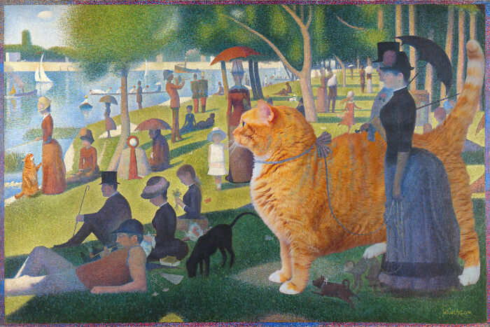 Artist Puts A Hilarious Twist On Famous Classical Paintings By Including Her Fat Orange Cat (42 New Pics) Artist Puts A Hilarious Twist On Famous Classical Paintings By Including Her Fat Orange Cat (42 New Pics)