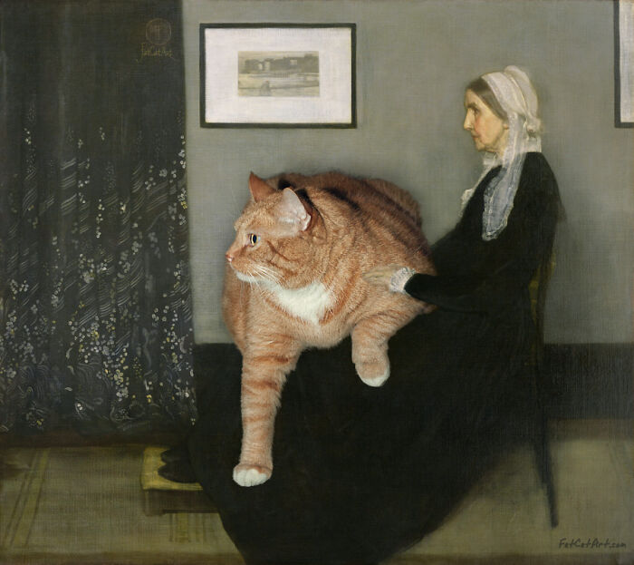 Artist Puts A Hilarious Twist On Famous Classical Paintings By Including Her Fat Orange Cat (42 New Pics) Artist Puts A Hilarious Twist On Famous Classical Paintings By Including Her Fat Orange Cat (42 New Pics)