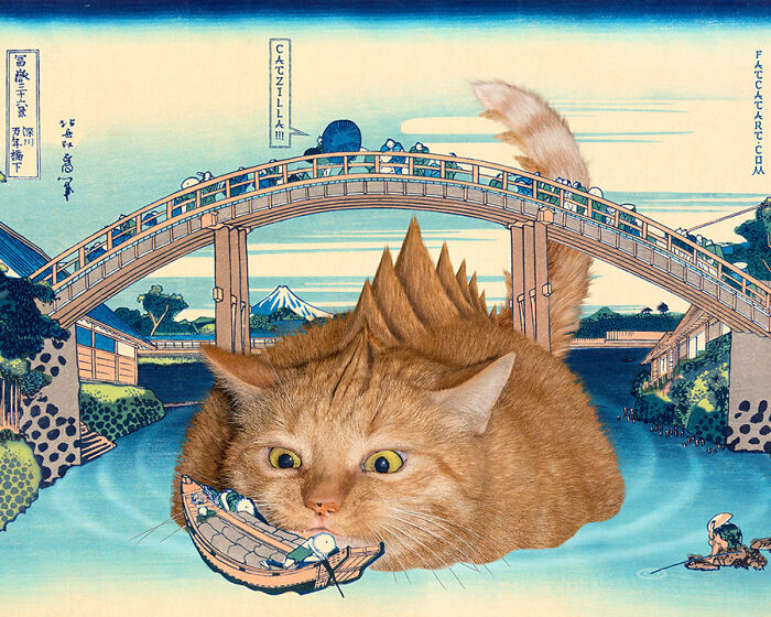 Artist Puts A Hilarious Twist On Famous Classical Paintings By Including Her Fat Orange Cat (42 New Pics) Artist Puts A Hilarious Twist On Famous Classical Paintings By Including Her Fat Orange Cat (42 New Pics)