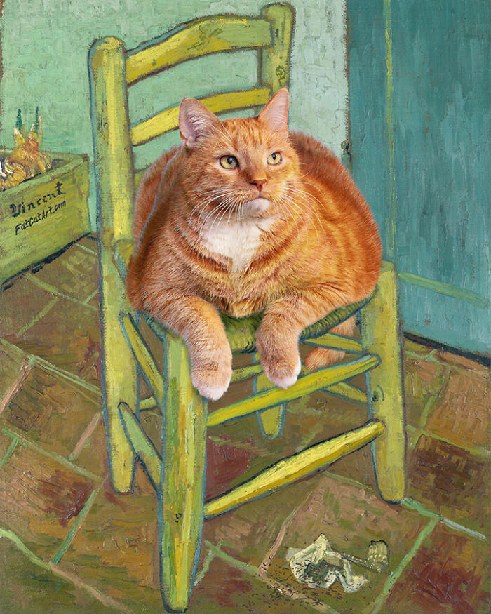 Artist Puts A Hilarious Twist On Famous Classical Paintings By Including Her Fat Orange Cat (42 New Pics) Artist Puts A Hilarious Twist On Famous Classical Paintings By Including Her Fat Orange Cat (42 New Pics)