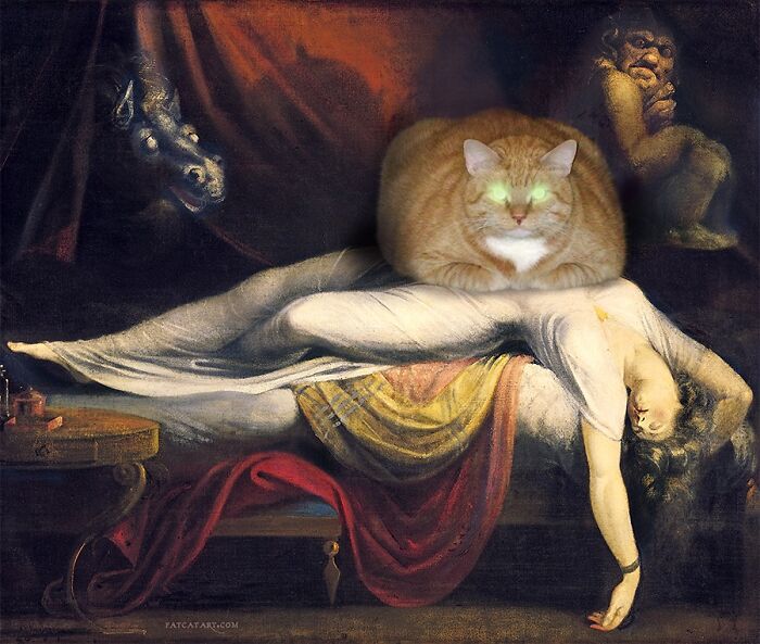 Artist Puts A Hilarious Twist On Famous Classical Paintings By Including Her Fat Orange Cat (42 New Pics) Artist Puts A Hilarious Twist On Famous Classical Paintings By Including Her Fat Orange Cat (42 New Pics)