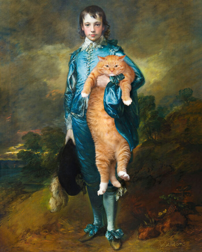 Artist Puts A Hilarious Twist On Famous Classical Paintings By Including Her Fat Orange Cat (42 New Pics) Artist Puts A Hilarious Twist On Famous Classical Paintings By Including Her Fat Orange Cat (42 New Pics)