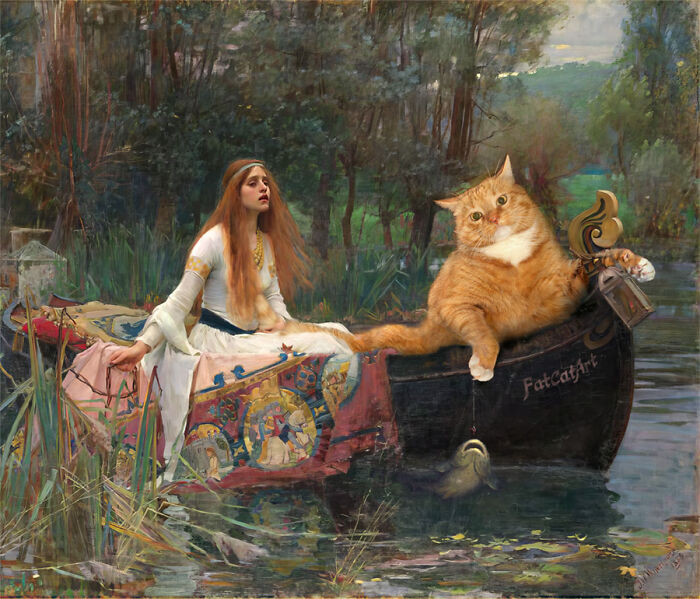 Artist Puts A Hilarious Twist On Famous Classical Paintings By Including Her Fat Orange Cat (42 New Pics) Artist Puts A Hilarious Twist On Famous Classical Paintings By Including Her Fat Orange Cat (42 New Pics)