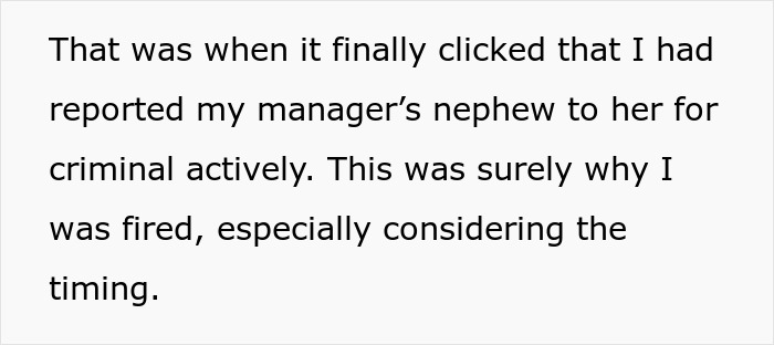 Manager Fires Cashier For Reporting Theft, Not Knowing She Kept All The Incriminating Evidence Manager Fires Cashier For Reporting Theft, Not Knowing She Kept All The Incriminating Evidence
