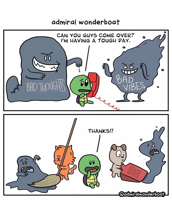 32 New Funny Yet Slightly Dark Comics About Friendship, Life, And Everything In Between By This Artist