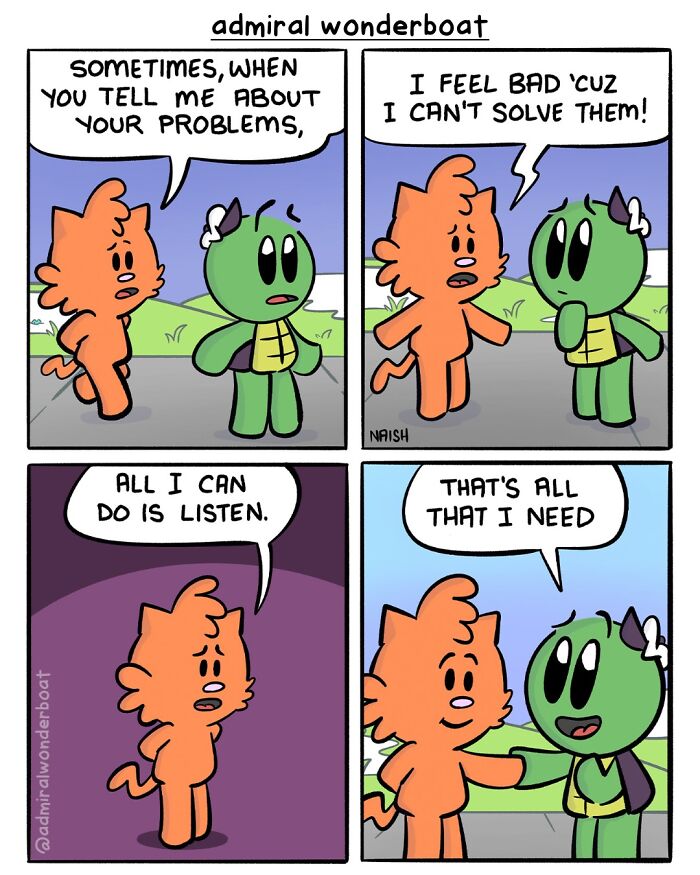 32 New Funny Yet Slightly Dark Comics About Friendship, Life, And Everything In Between By This Artist