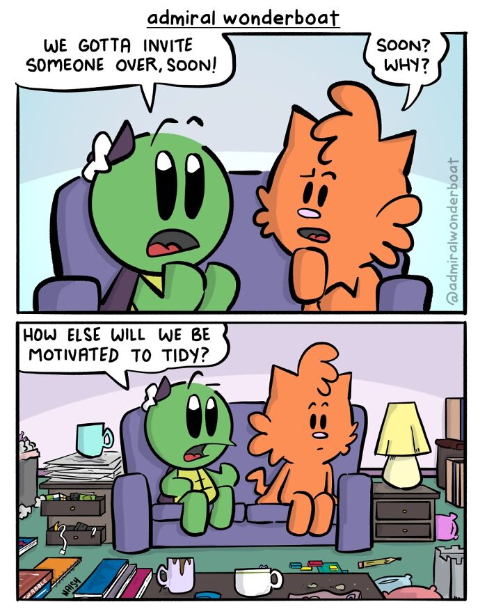32 New Funny Yet Slightly Dark Comics About Friendship, Life, And Everything In Between By This Artist