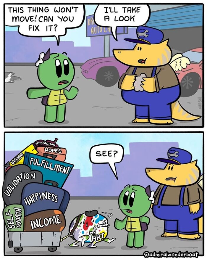 32 New Funny Yet Slightly Dark Comics About Friendship, Life, And Everything In Between By This Artist