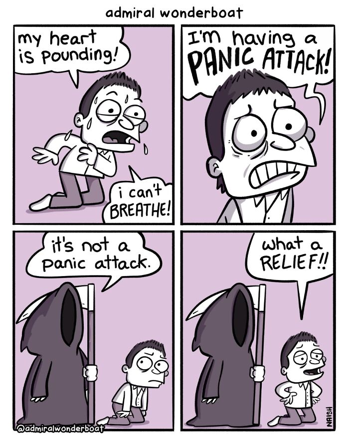 32 New Funny Yet Slightly Dark Comics About Friendship, Life, And Everything In Between By This Artist