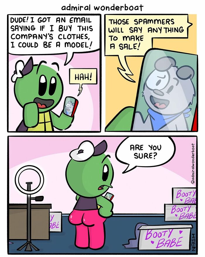 32 New Funny Yet Slightly Dark Comics About Friendship, Life, And Everything In Between By This Artist