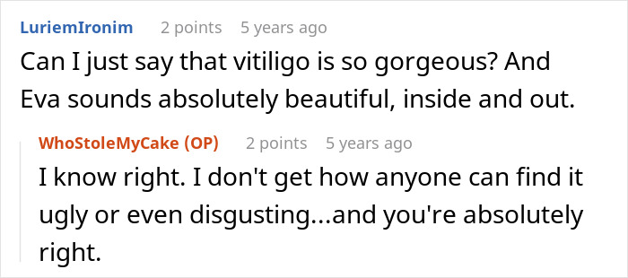 Guy’s Mom Makes His GF’s Vitiligo Her Favorite Insult, Stops Laughing When She Develops It Herself Guy’s Mom Makes His GF’s Vitiligo Her Favorite Insult, Stops Laughing When She Develops It Herself