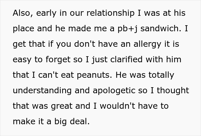 Woman’s Boyfriend Keeps Forgetting About Her Allergy, She Starts Wondering How Many Reminders He Needs