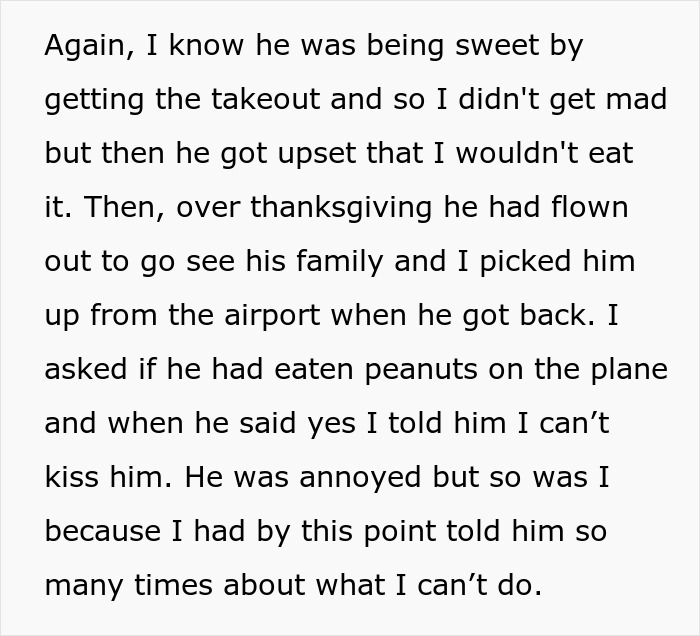 Woman’s Boyfriend Keeps Forgetting About Her Allergy, She Starts Wondering How Many Reminders He Needs