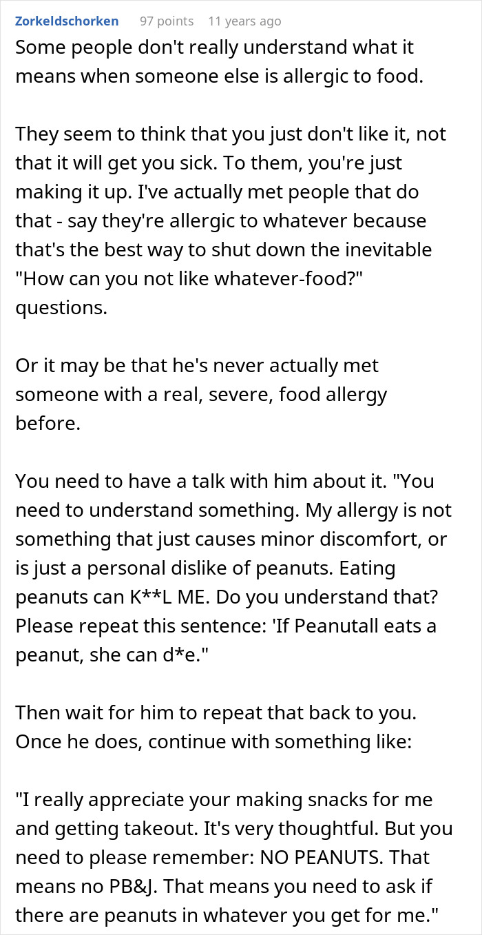 Woman’s Boyfriend Keeps Forgetting About Her Allergy, She Starts Wondering How Many Reminders He Needs