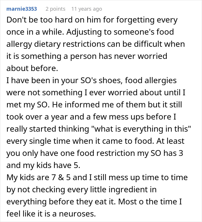 Woman’s Boyfriend Keeps Forgetting About Her Allergy, She Starts Wondering How Many Reminders He Needs