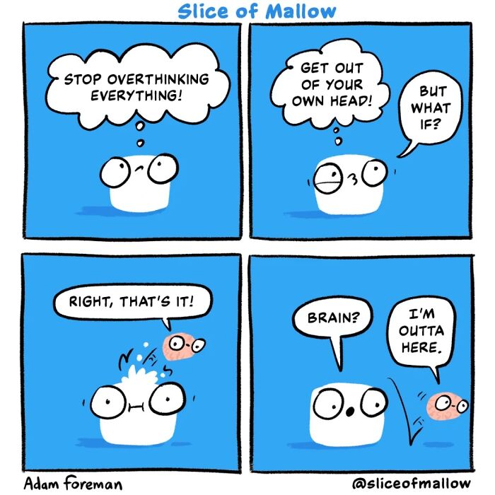 42 Humorous Comics Of A Marshmallow Navigating Everyday Life By Adam Foreman (New Pics) 42 Humorous Comics Of A Marshmallow Navigating Everyday Life By Adam Foreman (New Pics)