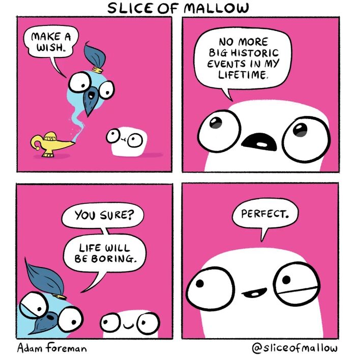42 Humorous Comics Of A Marshmallow Navigating Everyday Life By Adam Foreman (New Pics) 42 Humorous Comics Of A Marshmallow Navigating Everyday Life By Adam Foreman (New Pics)