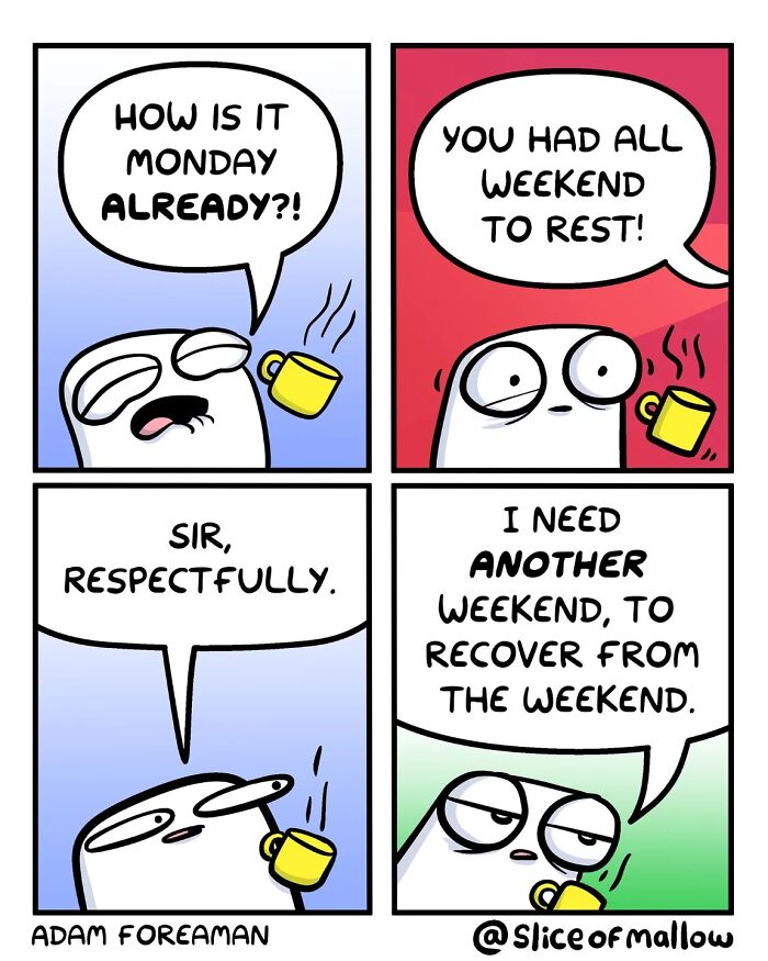 42 Humorous Comics Of A Marshmallow Navigating Everyday Life By Adam Foreman (New Pics) 42 Humorous Comics Of A Marshmallow Navigating Everyday Life By Adam Foreman (New Pics)