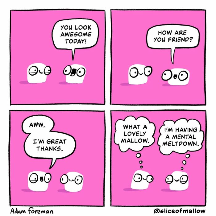 42 Humorous Comics Of A Marshmallow Navigating Everyday Life By Adam Foreman (New Pics) 42 Humorous Comics Of A Marshmallow Navigating Everyday Life By Adam Foreman (New Pics)