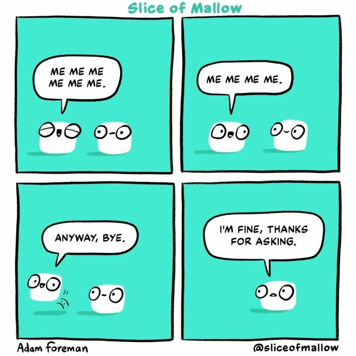 42 Humorous Comics Of A Marshmallow Navigating Everyday Life By Adam Foreman (New Pics) 42 Humorous Comics Of A Marshmallow Navigating Everyday Life By Adam Foreman (New Pics)