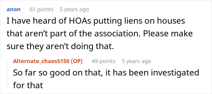 Man Owns His Home And Land Free Of HOA Rules, His Neighbors Make It Their Business For Years Man Owns His Home And Land Free Of HOA Rules, His Neighbors Make It Their Business For Years