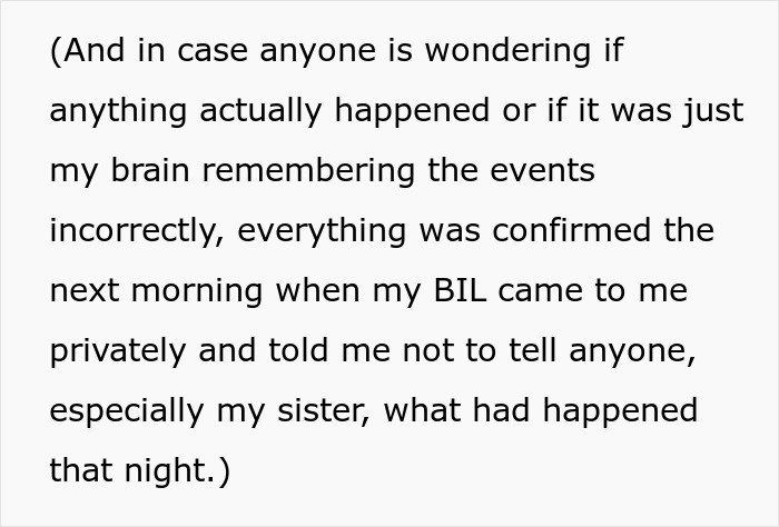 Woman Draws The Line At Her Wedding After Her Family Spends Years Protecting Her Toxic BIL Woman Draws The Line At Her Wedding After Her Family Spends Years Protecting Her Toxic BIL