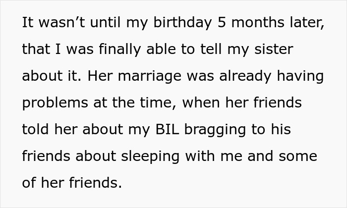 Woman Draws The Line At Her Wedding After Her Family Spends Years Protecting Her Toxic BIL Woman Draws The Line At Her Wedding After Her Family Spends Years Protecting Her Toxic BIL