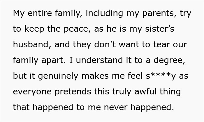 Woman Draws The Line At Her Wedding After Her Family Spends Years Protecting Her Toxic BIL Woman Draws The Line At Her Wedding After Her Family Spends Years Protecting Her Toxic BIL