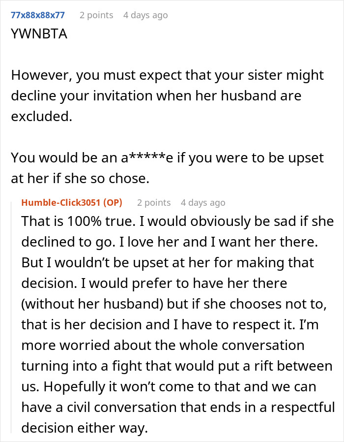 Woman Draws The Line At Her Wedding After Her Family Spends Years Protecting Her Toxic BIL Woman Draws The Line At Her Wedding After Her Family Spends Years Protecting Her Toxic BIL