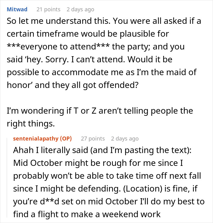 Woman Loses Best Friends After Bachelorette Date Dispute, Friendship Ends With Hurtful Messages Woman Loses Best Friends After Bachelorette Date Dispute, Friendship Ends With Hurtful Messages