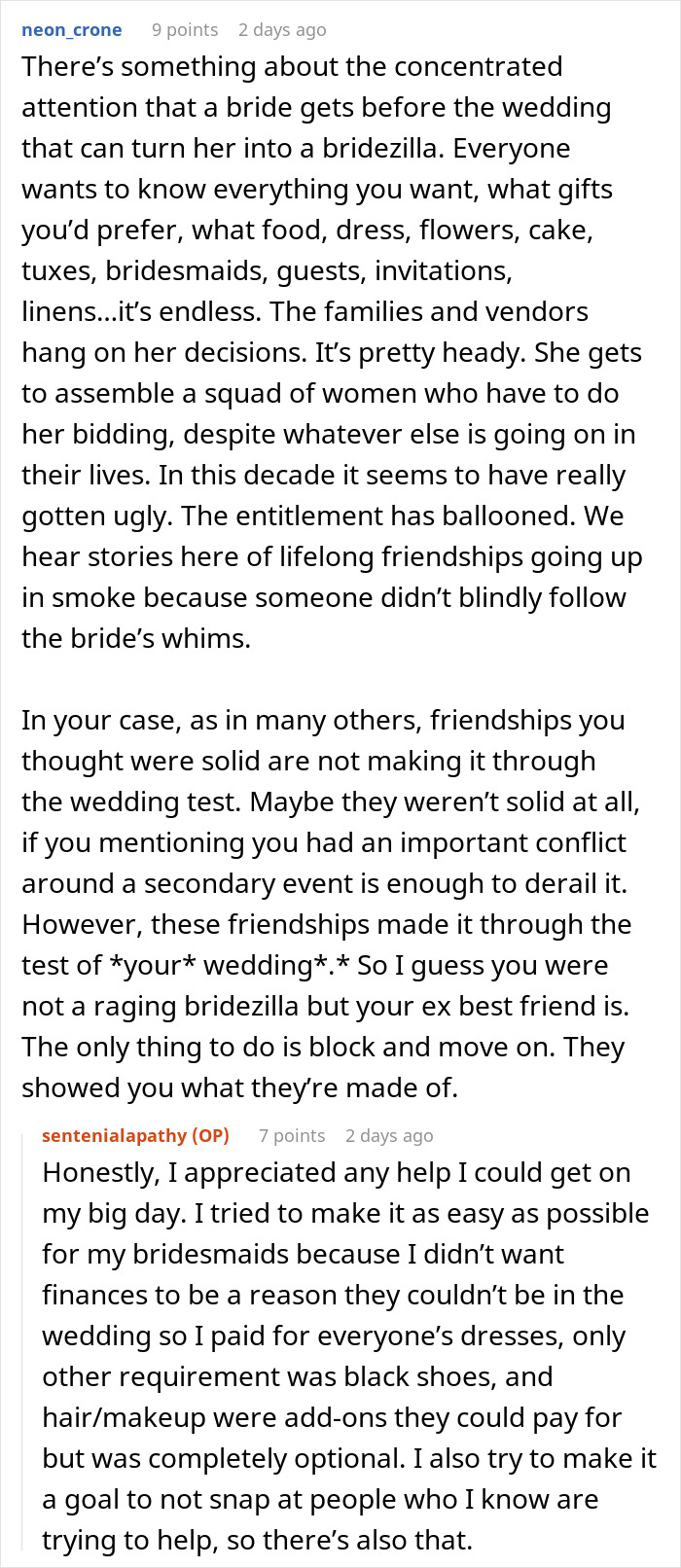 Woman Loses Best Friends After Bachelorette Date Dispute, Friendship Ends With Hurtful Messages Woman Loses Best Friends After Bachelorette Date Dispute, Friendship Ends With Hurtful Messages