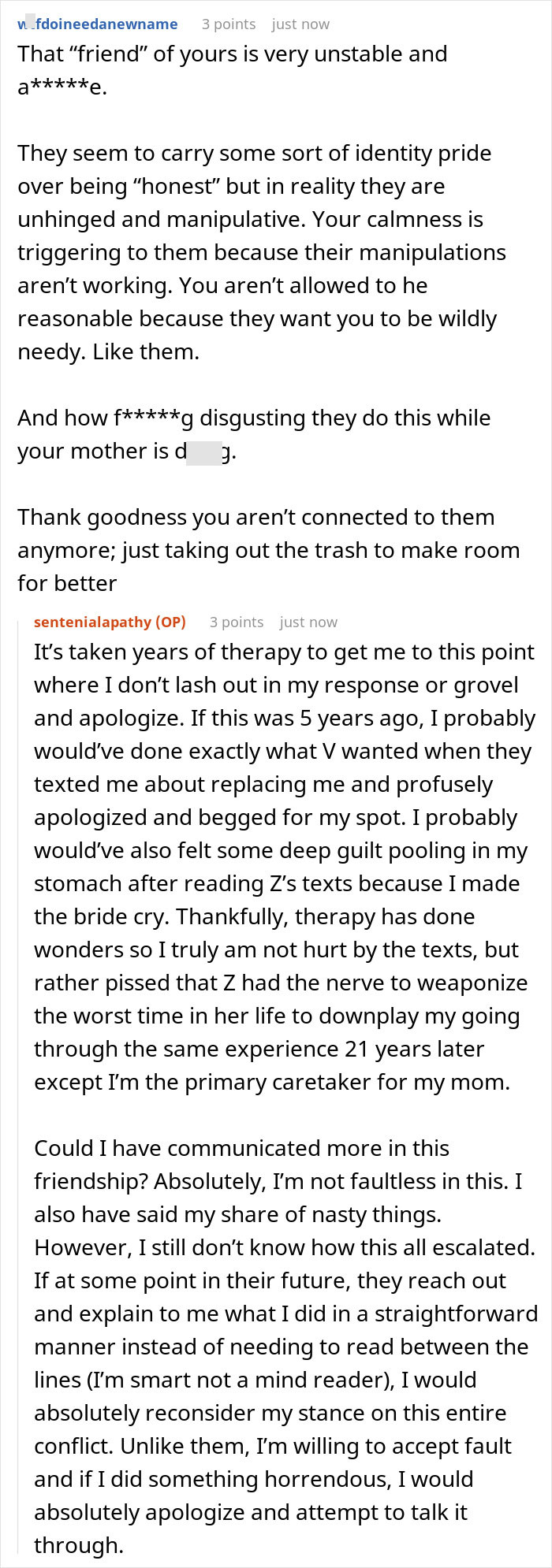 Woman Loses Best Friends After Bachelorette Date Dispute, Friendship Ends With Hurtful Messages Woman Loses Best Friends After Bachelorette Date Dispute, Friendship Ends With Hurtful Messages