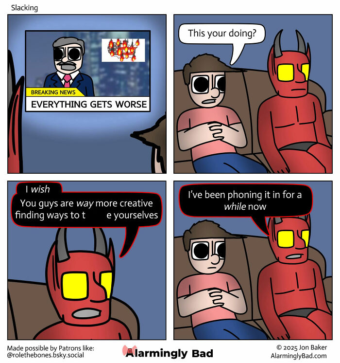 “Alarmingly Bad” Comics By Jon Baker Full Of Humorous And Unpredictable Twists (34 New Pics) “Alarmingly Bad” Comics By Jon Baker Full Of Humorous And Unpredictable Twists (34 New Pics)
