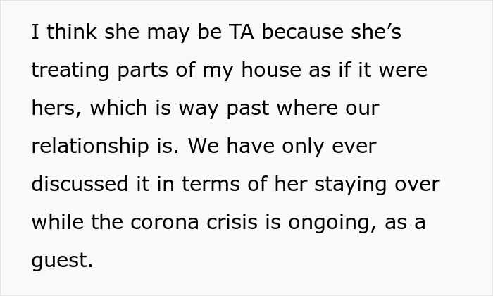 Woman Moves Into Guy’s House, Quickly Decides His Boundaries No Longer Apply