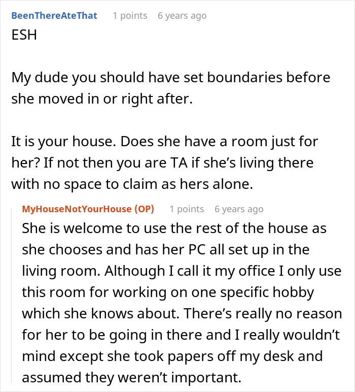 Woman Moves Into Guy’s House, Quickly Decides His Boundaries No Longer Apply