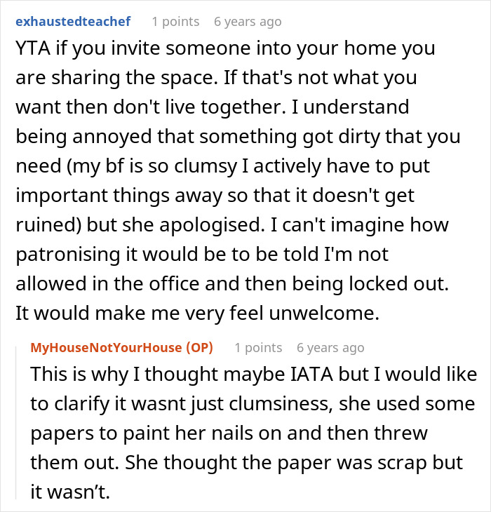 Woman Moves Into Guy’s House, Quickly Decides His Boundaries No Longer Apply