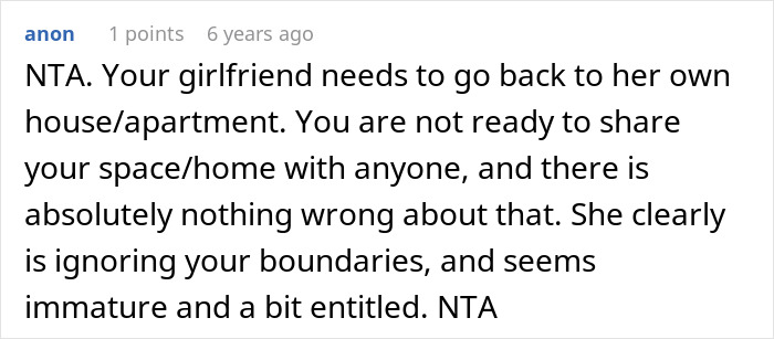 Woman Moves Into Guy’s House, Quickly Decides His Boundaries No Longer Apply