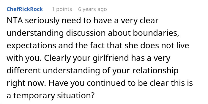 Woman Moves Into Guy’s House, Quickly Decides His Boundaries No Longer Apply