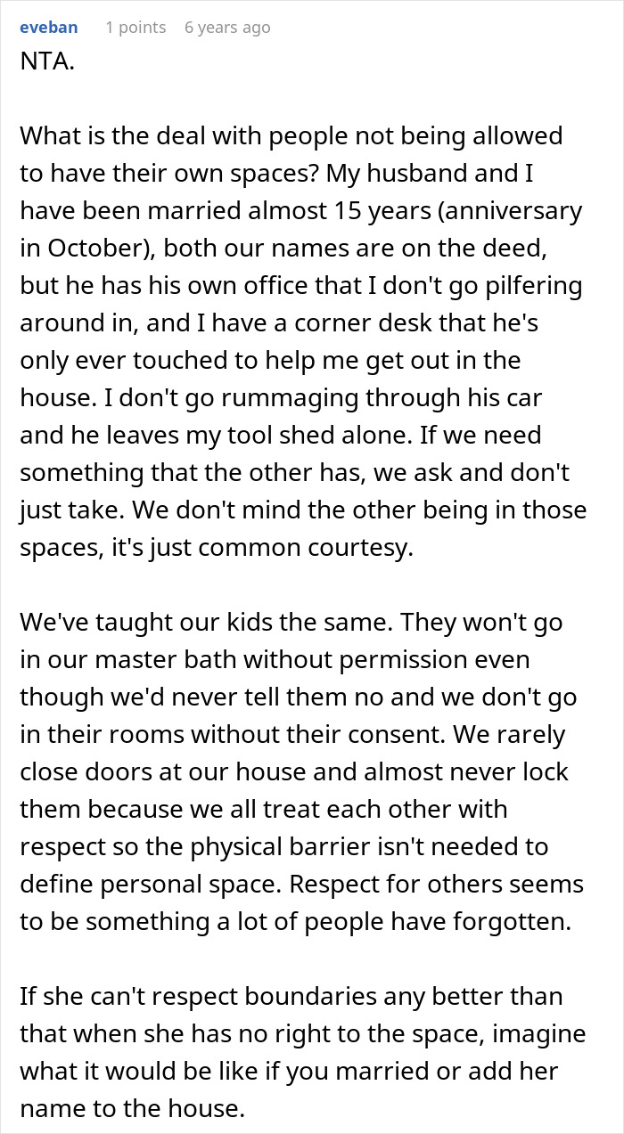 Woman Moves Into Guy’s House, Quickly Decides His Boundaries No Longer Apply