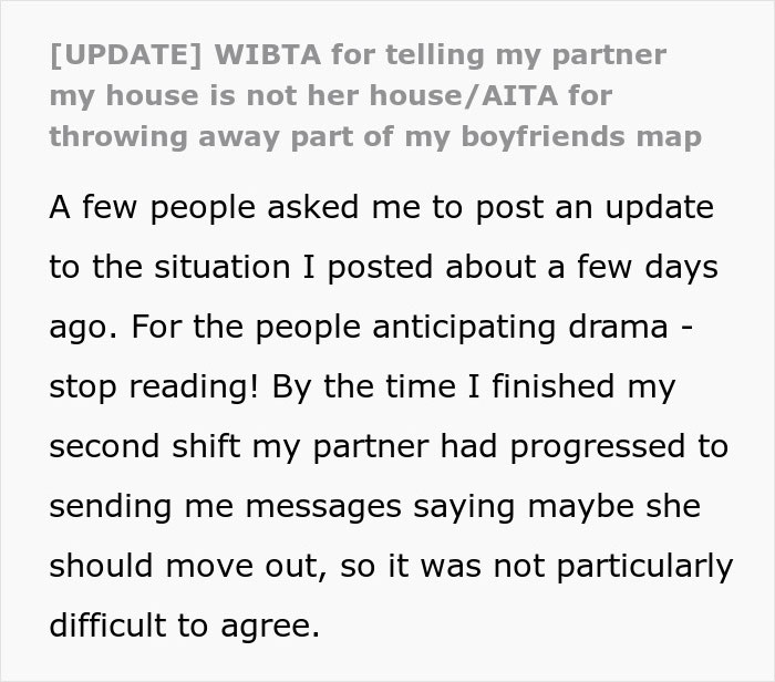 Woman Moves Into Guy’s House, Quickly Decides His Boundaries No Longer Apply