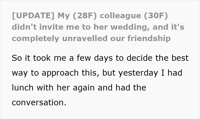 Woman Thinks She&rsquo;s Found A Bestie At Work, Her Wedding Invite List Reveals She&rsquo;s Just A Coworker