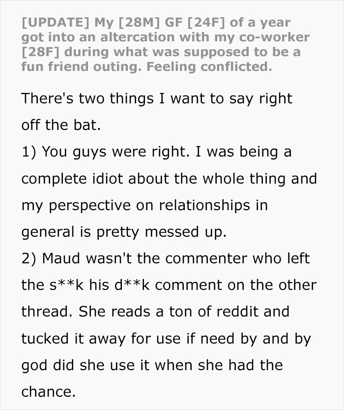 Guy Shows Just How Oblivious He Is After He Shares His Girlfriend’s “Ridiculous” Behavior Guy Shows Just How Oblivious He Is After He Shares His Girlfriend’s “Ridiculous” Behavior